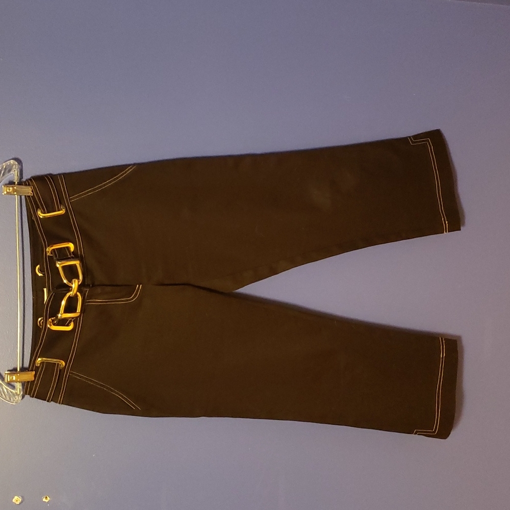 Cache capri pants brown size 4